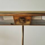 Lampe de bureau style banquier laiton 1970