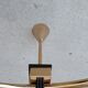 Chandelier supension gilded brass and glass years 50-60
