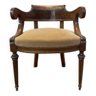 Fauteuil de bureau de style Louis XVI - Napoléon III