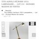 Vintage 1950s mid century counterweight floor lamp