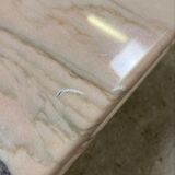 Vintage pink marble coffee table / coffee table