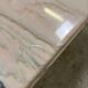 Vintage pink marble coffee table / coffee table