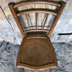 Chair bistrot in wood turned 70s vintage