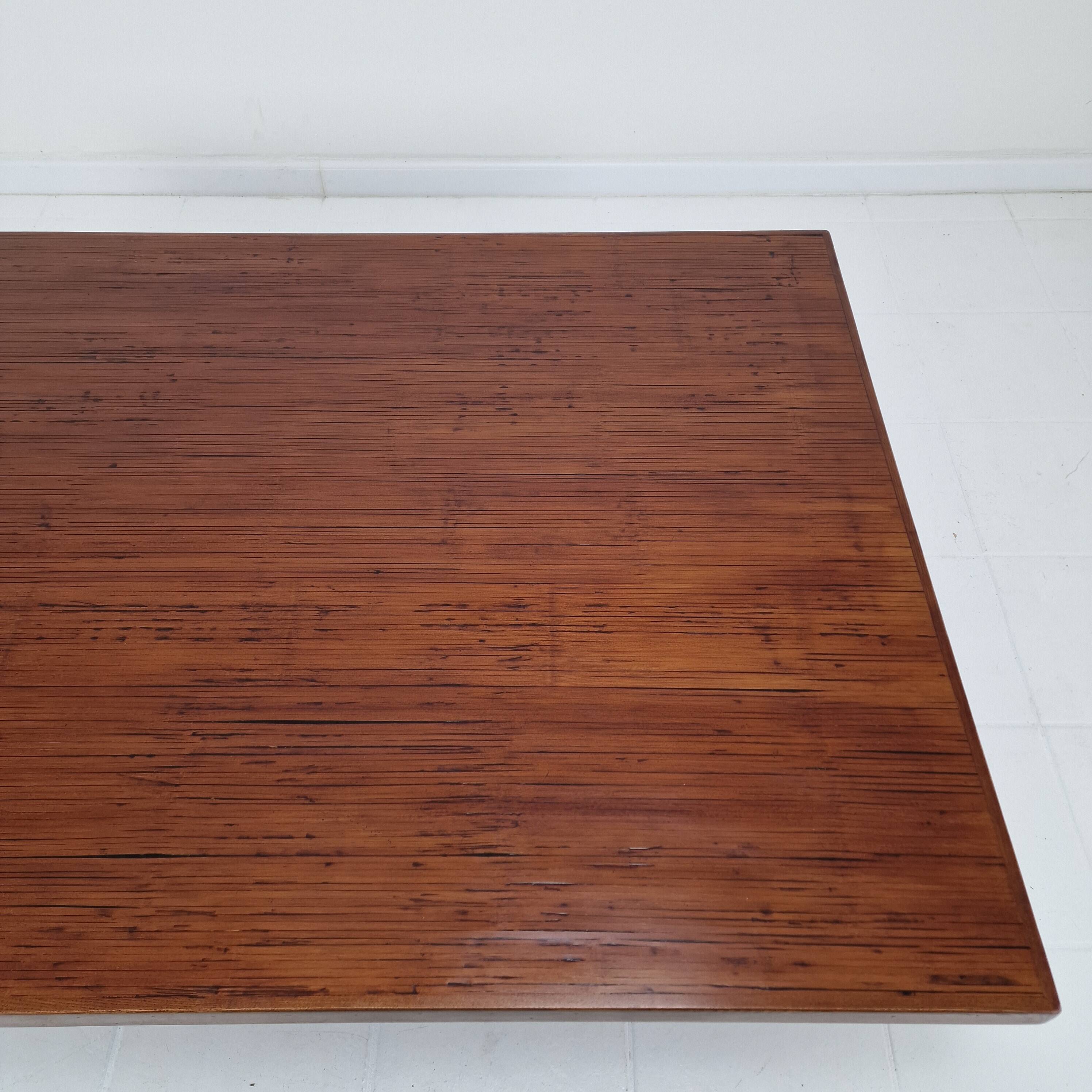 Large Bamboo "Wabi Sabi" Coffee Table by Axel Vervoordt, Belgium, 1980's