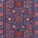Vintage hand-embroidered tribal tapestry 245x303 cm