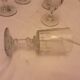 5 verres anciens presses moules
