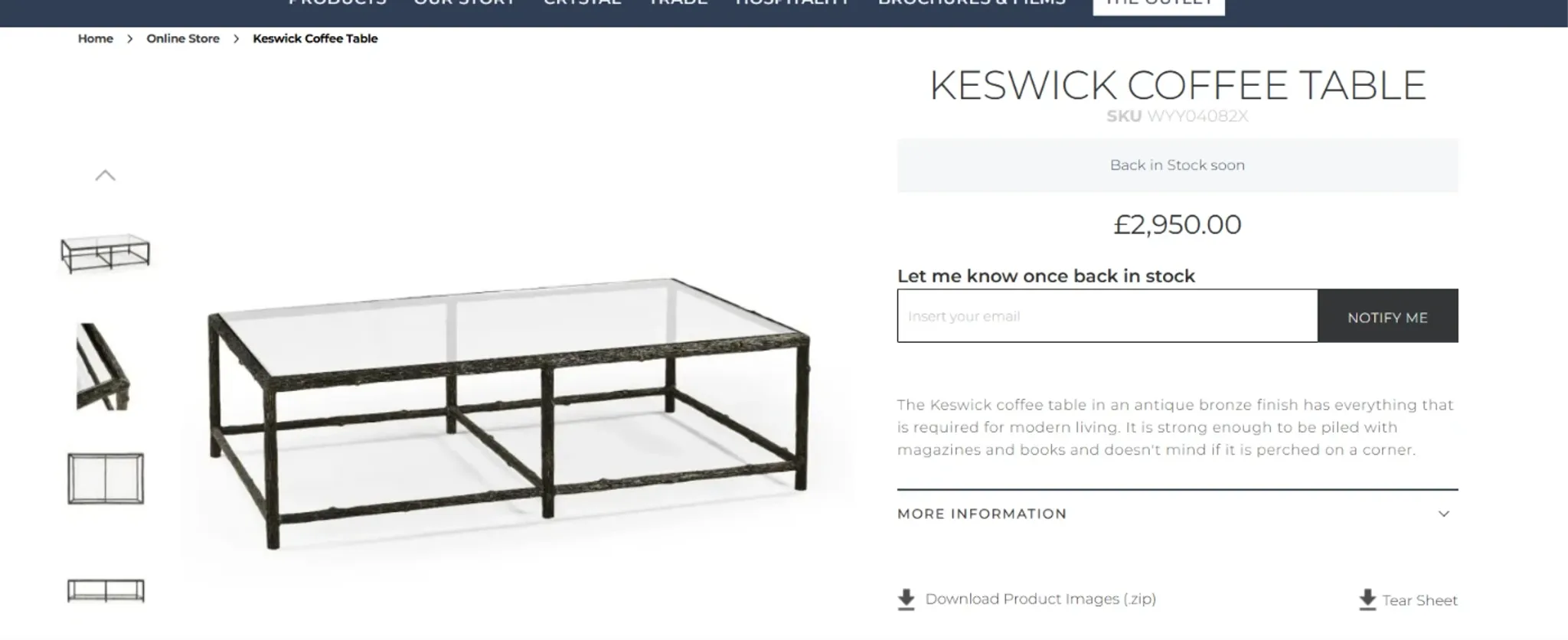Keswick Coffee Table