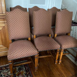Set of 6 Louis XIII chairs