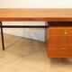 Bureau vintage en teck & métal – années 60