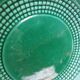Dessert or cheese set, dish and 4 plates, Saint Clément green and gold