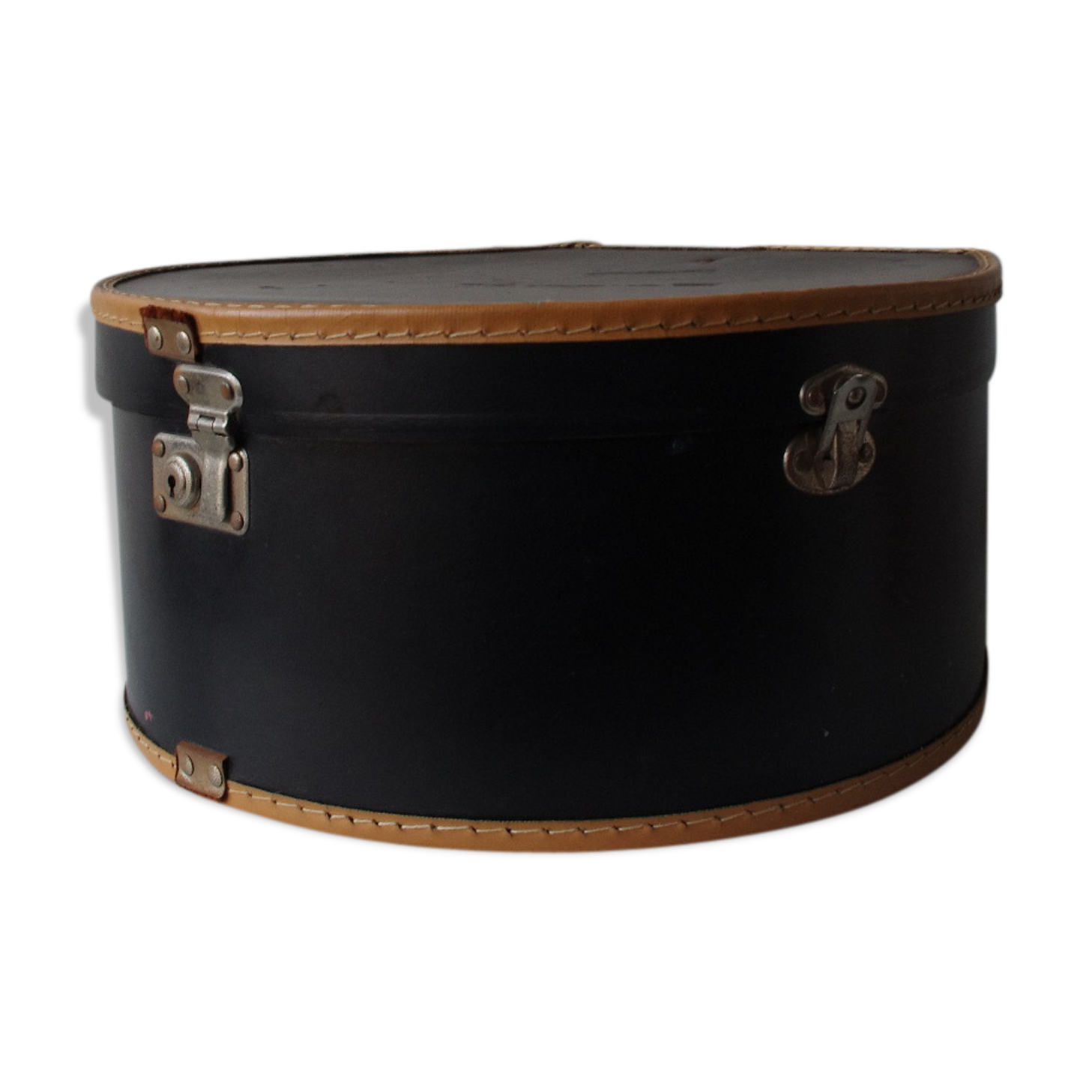 Black Suitcase for hats 60s.