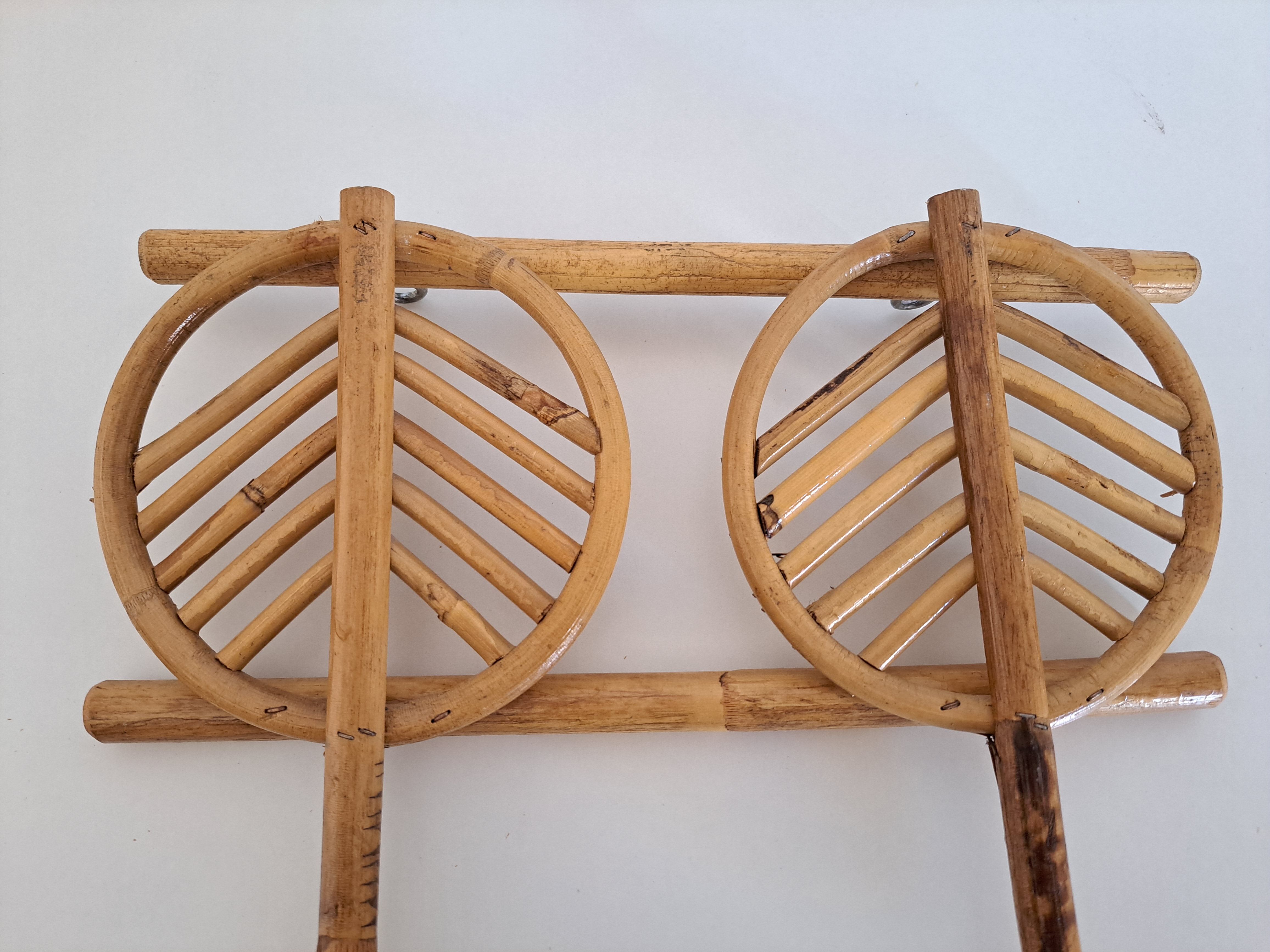 Bamboo coat rack