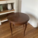 Louis XVI table / pedestal table in solid wood