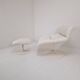 F518 Lounge Chair with Ottoman by Geoffrey Harcourt for Artifort, 1970s