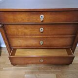 Bureau commode en acajou