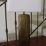 Brass and bronze lamp, Luciano Frigerio, Italy, 1970s