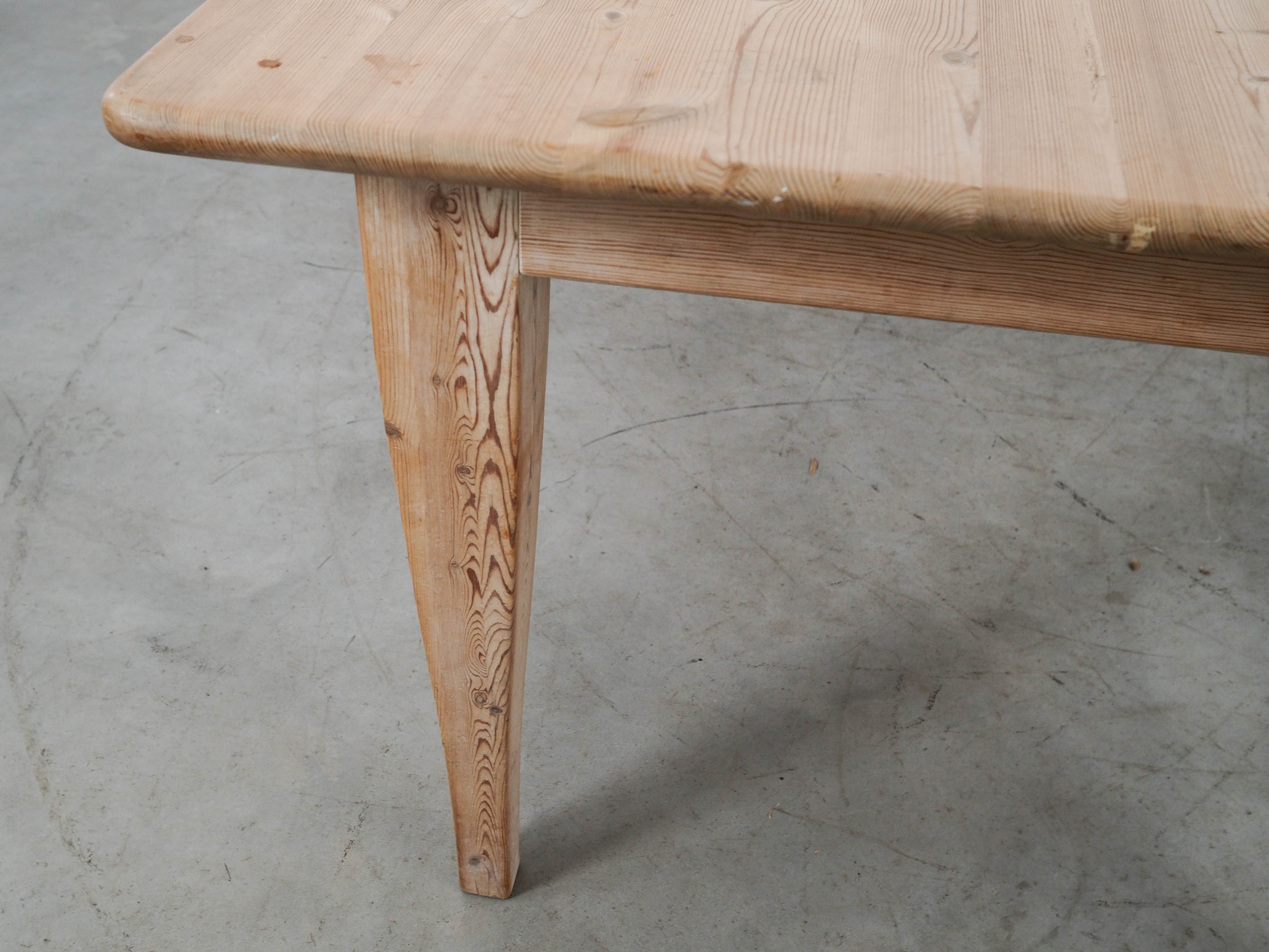 Pine table, Danish design, 1990s, made in Denmark