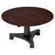 Empire dining table in rosewood veneer, 19th century.