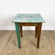Old wooden slot stool