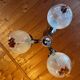 Chandelier, pendant light, vintage ceiling light, Space Age, Murano "Mazzega", 70s