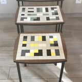 Pull-out tables vintage design annees 60