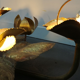 Brass coffee table by Henri Fernandez 1970s