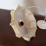 Vintage opaline pendant light