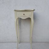 Side table or bedside patinated Louis XV style patinated