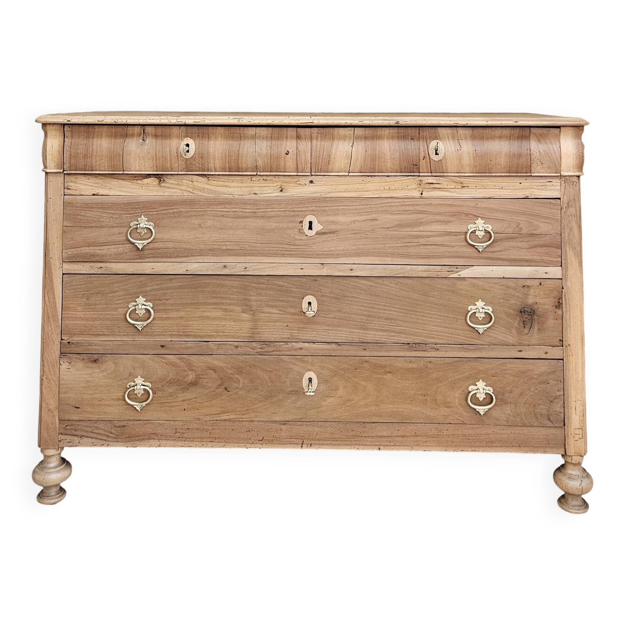 Antique walnut chest of drawers