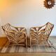 Ensemble de salon en rotin et bambou avec 2 fauteuils