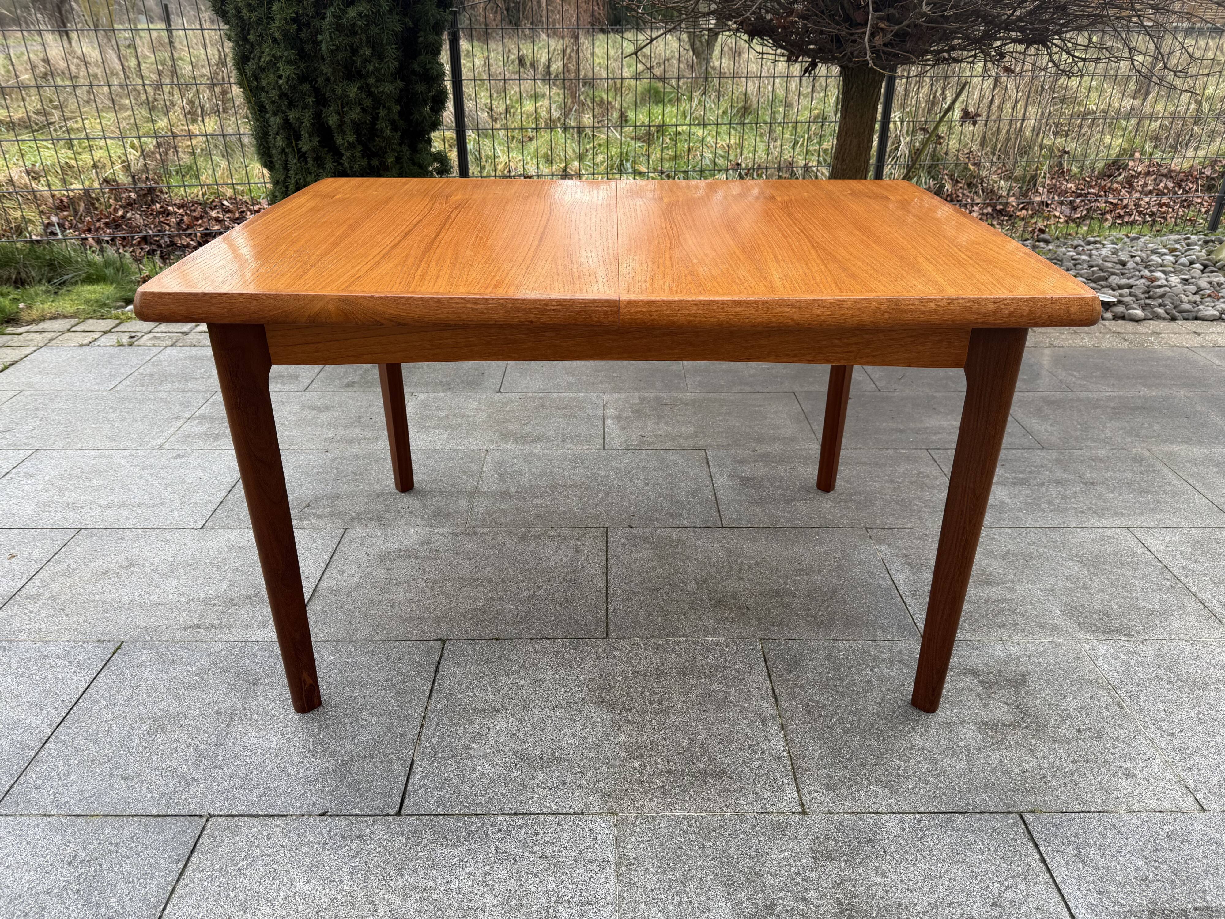 Scandinavian dining table Henning Kjaernulf Year 60