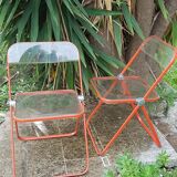 Pair of Plia chairs Giancarlo Piretti for Castelli
