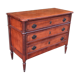 Commode 3 tiroirs style Louis XVl bois et bronze
