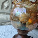 Lampe à poser vintage verre trempé