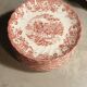 Johnson bros coaching scenes glossy porcelain dessert flat plates diameter: 18,18cm, 8 p