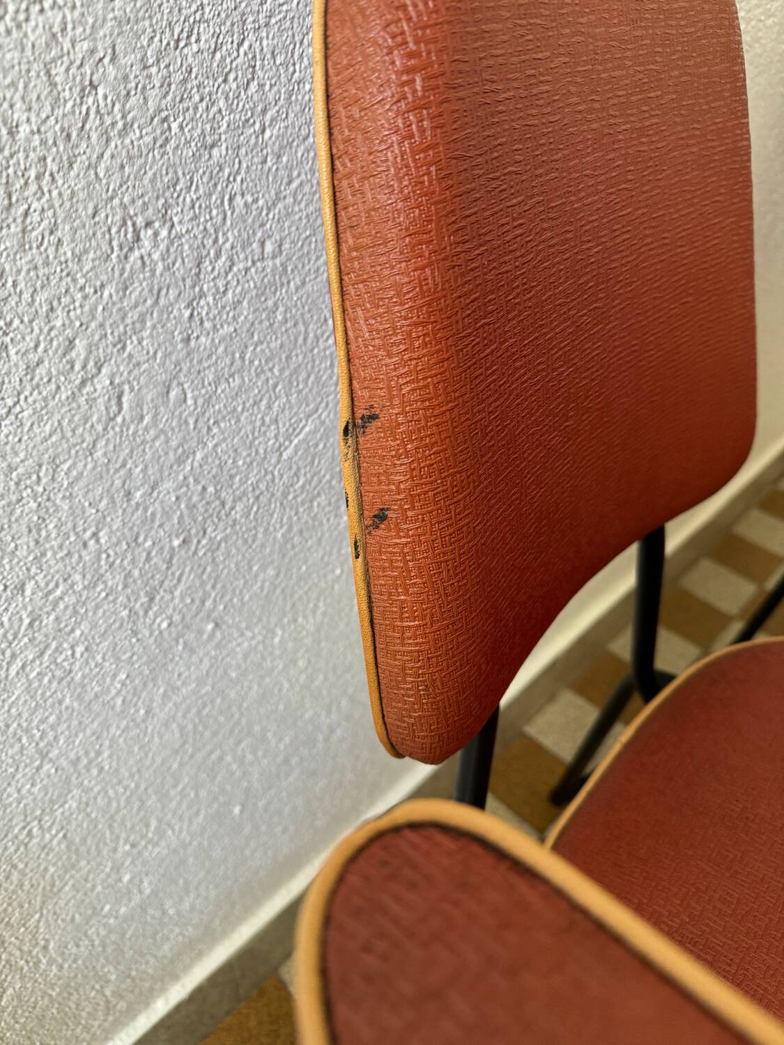 Tubular armchair chair from the 50s