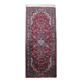 Tapis persan Kashan vintage fait main 76 cm x 179 cm, années 1960