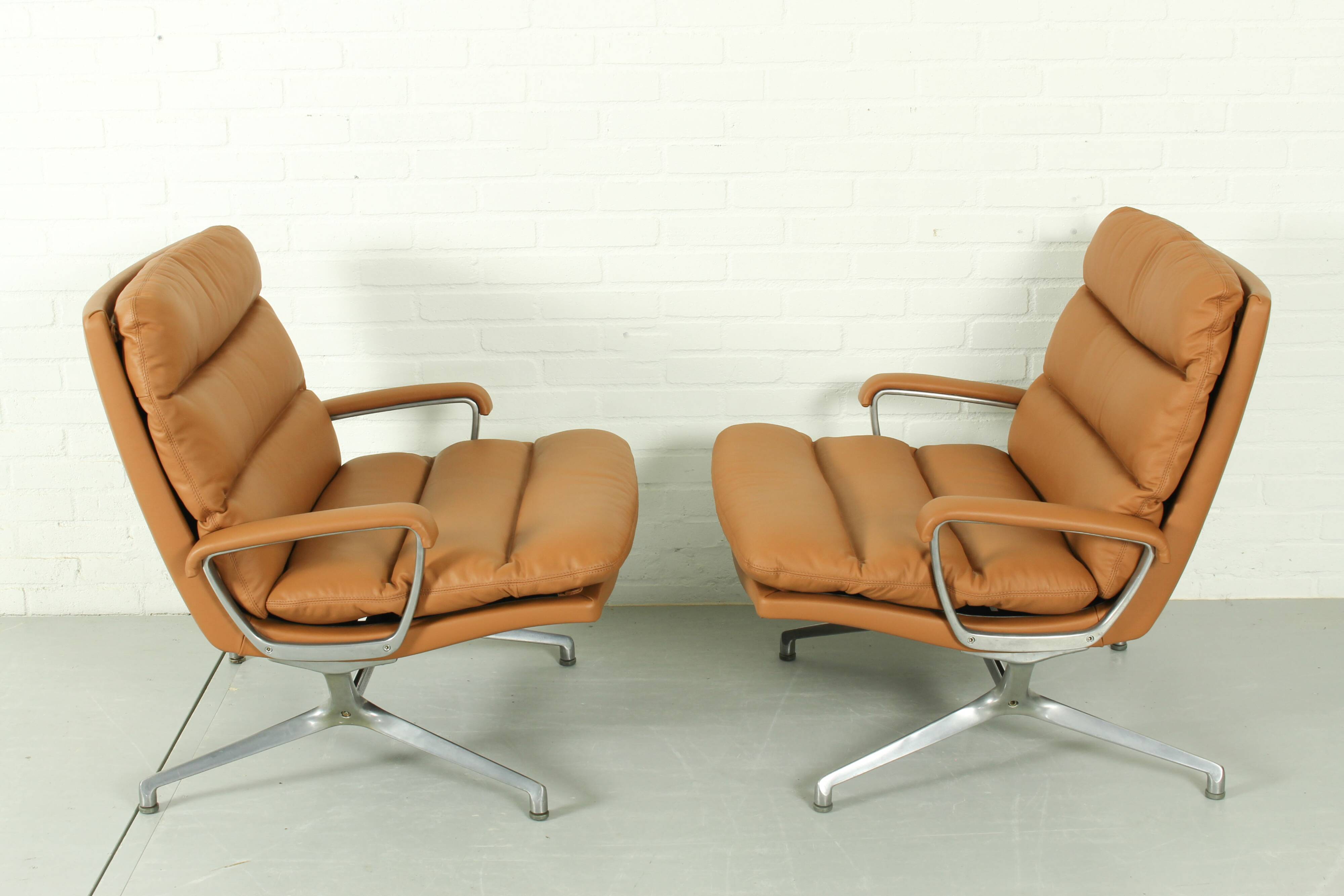 Set of 2 Paul Tuttle Lounge Chair 'Gamma' for Strässle, 1970s