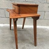 Pretty vintage compass-footbedside table from the 1960s