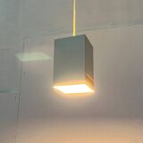 Minimalist cubic metal suspension, mid-century, 1960s.