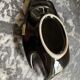 Black ceramic binge hand and cup 1970