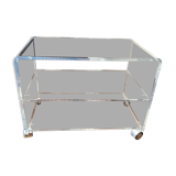 Design table in Hyalo plexiglass