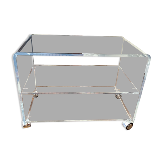 Design table in Hyalo plexiglass