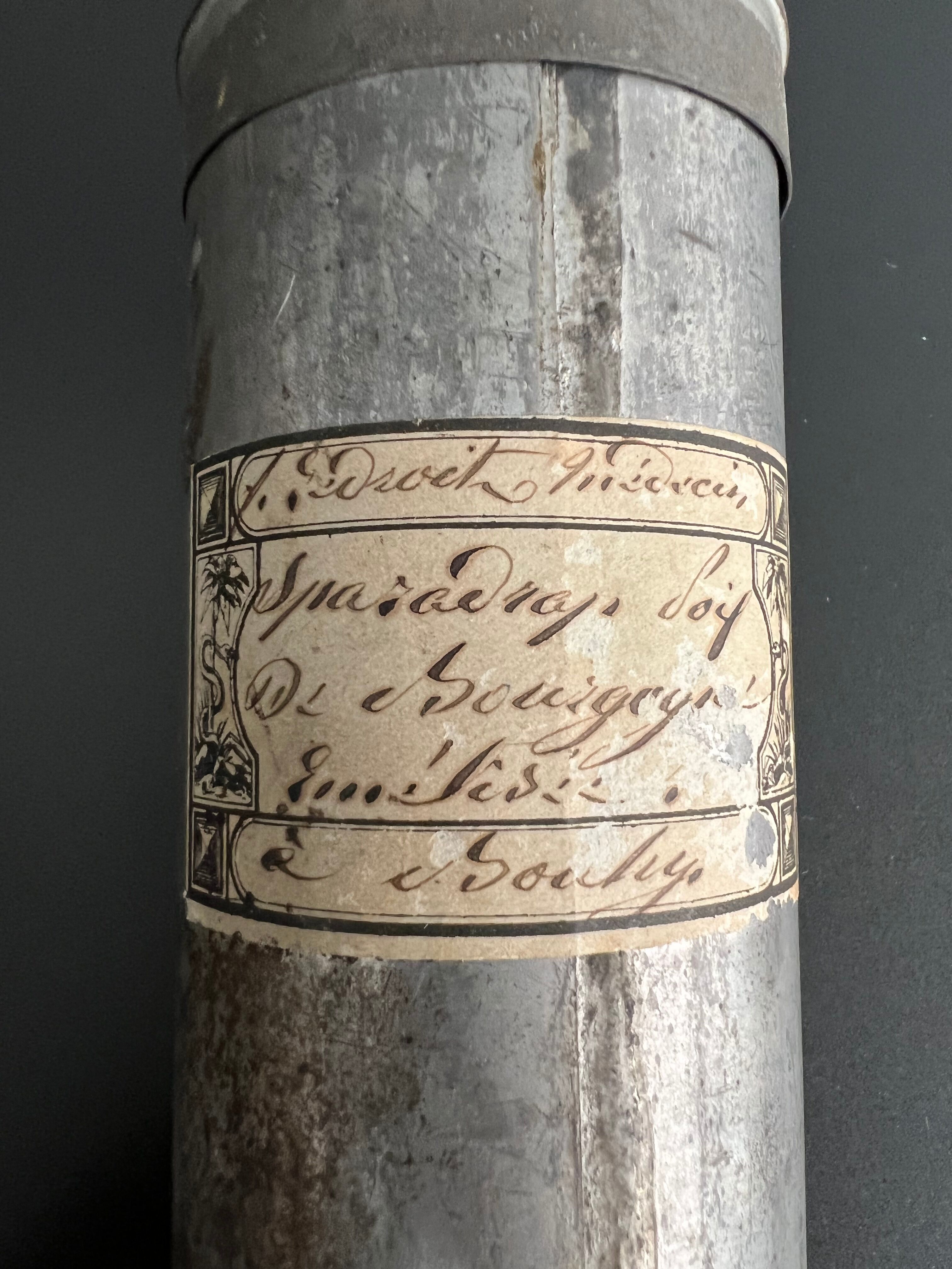 RARE Mercury stoneware pharmacy bottle