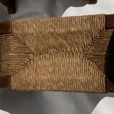 Antique monastry wabi sabi stool or hocker