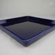 Old tile tray blue oven