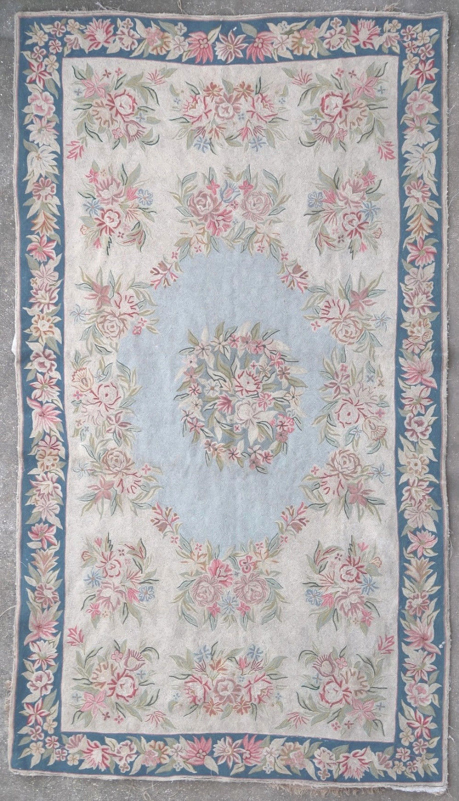 Indian rug Kashmir 1950