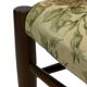 Vintage Dining Chair Flower Upholstery 1960s Teak