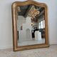 Louis Philippe gilded mirror with gendarme hat nineteenth H:130cm
