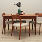 Set of four teak chairs, Danish design, 1960s, designer: Niels Otto Møller